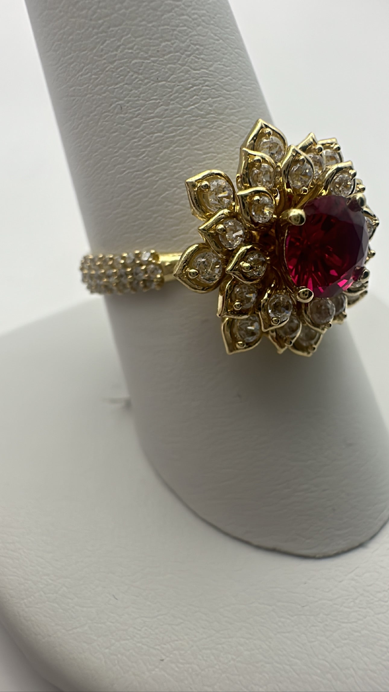 Women ring 3D Flower