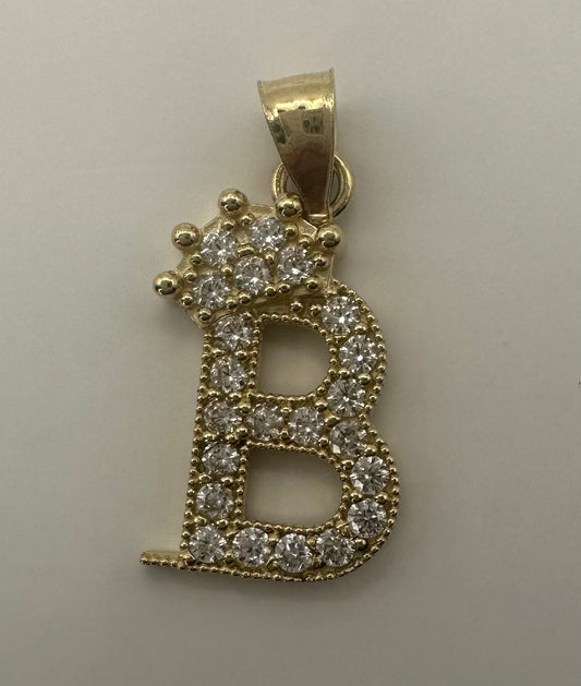 Small Initial pendant letter "B"