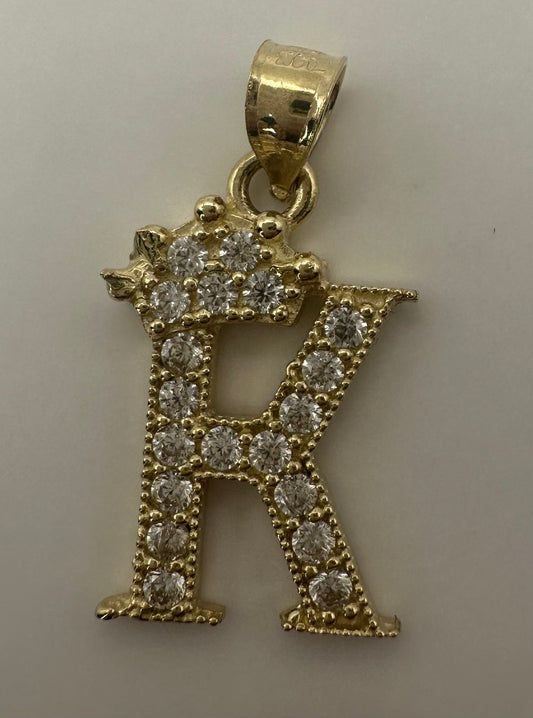 Small initial pendant letter "K"